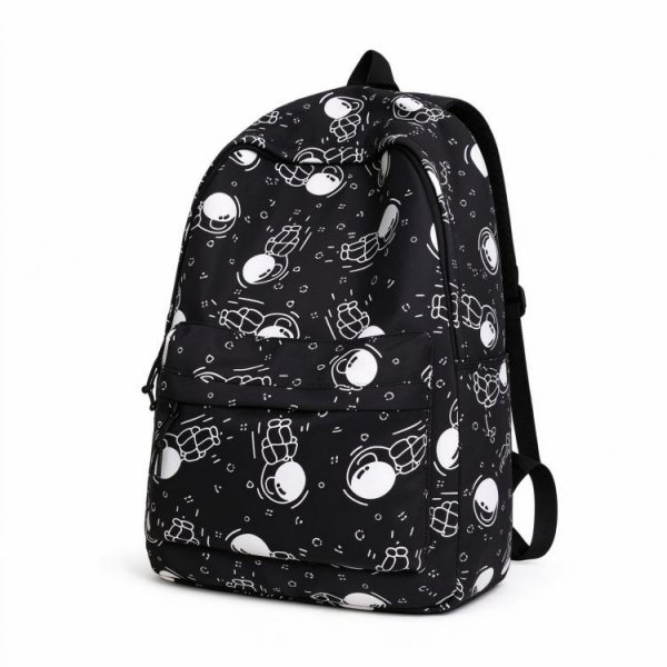 Leisure graffiti large capacity backpack